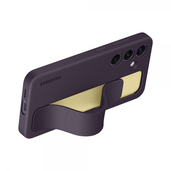 Original Galaxy S24 Plus Deksel Standing Grip Case Dark Violet