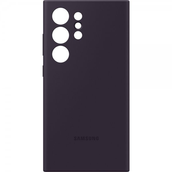 Original Galaxy S24 Ultra Deksel Silicone Case Dark Violet