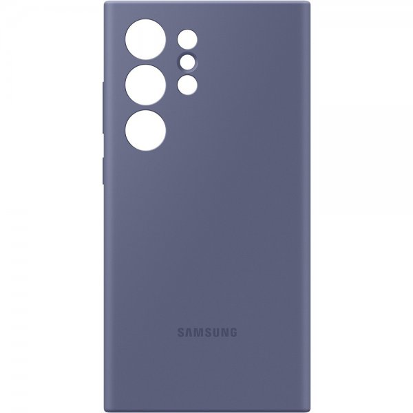 Original Galaxy S24 Ultra Deksel Silicone Case Violet