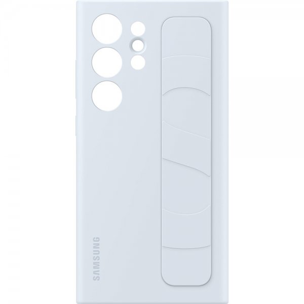 Original Galaxy S24 Ultra Deksel Standing Grip Case Light Blue