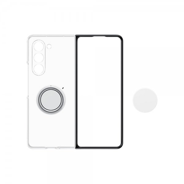 Original Galaxy Z Fold 5 Deksel Clear Gadget Case Transparent
