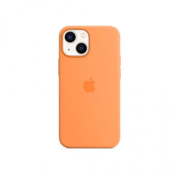 Original iPhone 13 Mini Deksel Silicone Case MagSafe Marigold