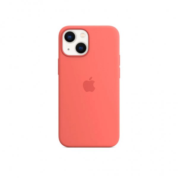 Original iPhone 13 Mini Deksel Silicone Case MagSafe Pink Pomelo