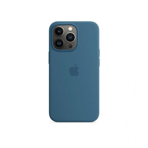 Original iPhone 13 Pro Deksel Silicone Case MagSafe Blue Jay