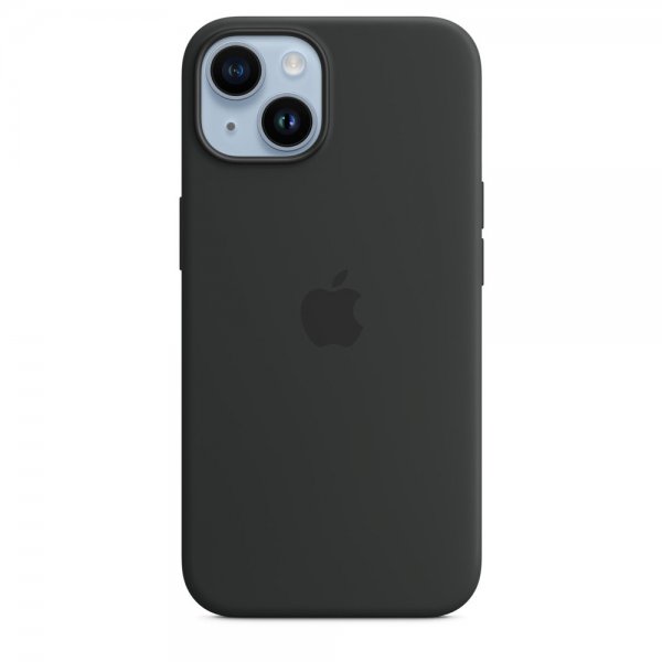 Original iPhone 14 Deksel Silicone Case MagSafe Midnatt