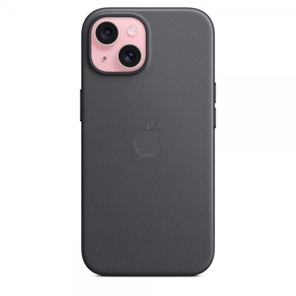 Original iPhone 15 Deksel FineWoven MagSafe Svart