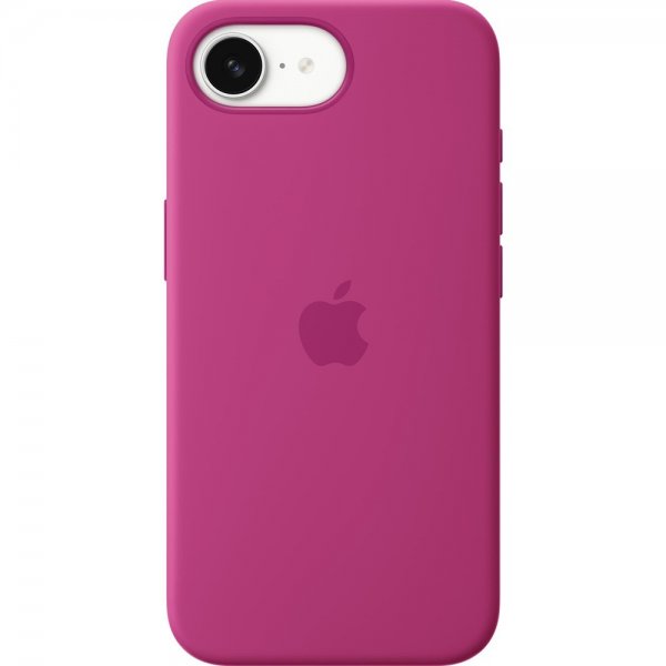 Original iPhone 16e Deksel Silicone Case Fuchsia