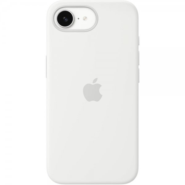 Original iPhone 16e Deksel Silicone Case Hvit