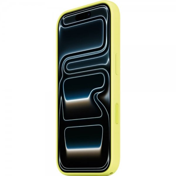 Original iPhone 17 Pro Deksel Silicone Case MagSafe Neon Yellow