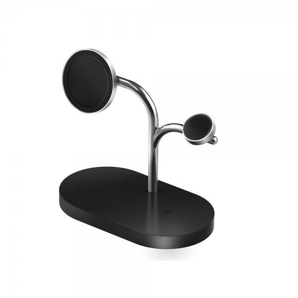 Original Trådløs lader 3in1 Wireless Charger Qi2 Magnetisk Svart