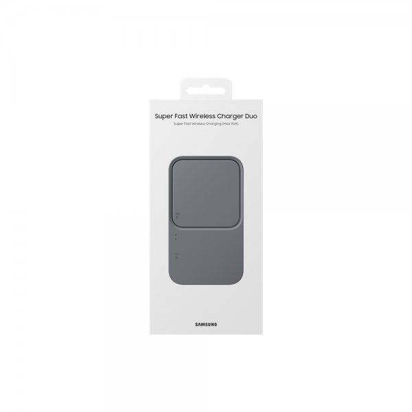 Original Trådløs lader Super Fast Wireless Charger Duo 15W Svart