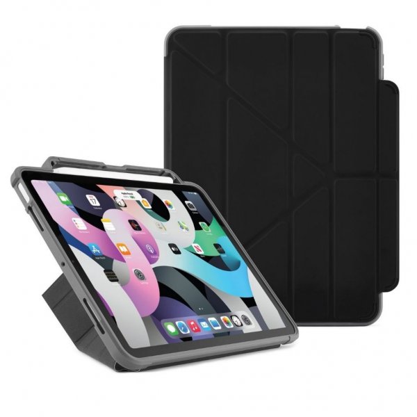 iPad Air 10.9 2020/2022 Origami Pencil Shield Veske Svart