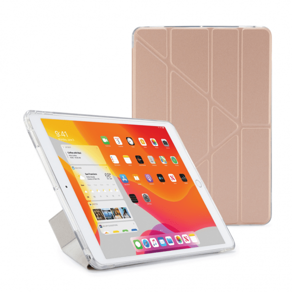 iPad 10.2 Etui Metallic Origami Rosegull