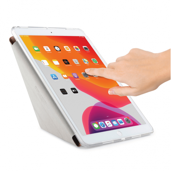 iPad 10.2 (gen 7/8/9) Etui Metallic Origami Rosegull