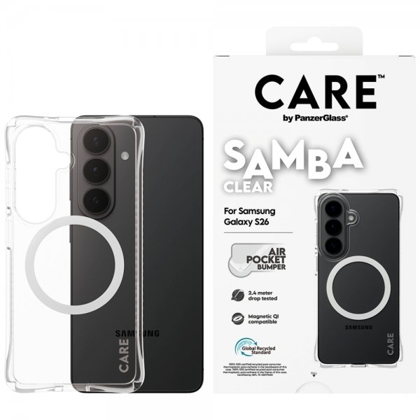 Samsung Galaxy S26 Deksel Samba MagSafe Transparent