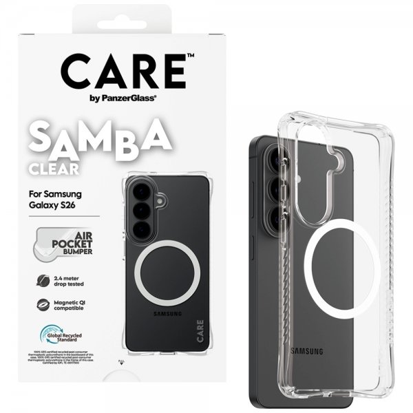 Samsung Galaxy S26 Deksel Samba MagSafe Transparent