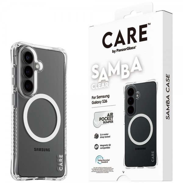 Samsung Galaxy S26 Deksel Samba MagSafe Transparent