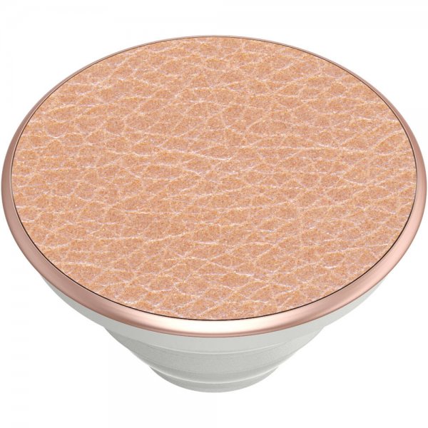 PopGrip Premium Pebbled Vegan Leather Rosegull