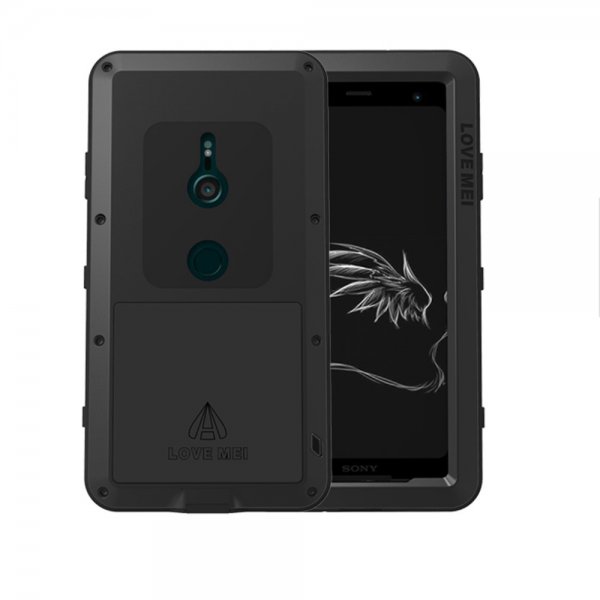 Powerfull Case till Sony Xperia XZ3 Super GUARD Deksel Stötsäkert Svart