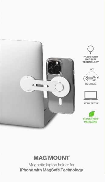 Mobilholder til datamaskin MagSafe Sølv