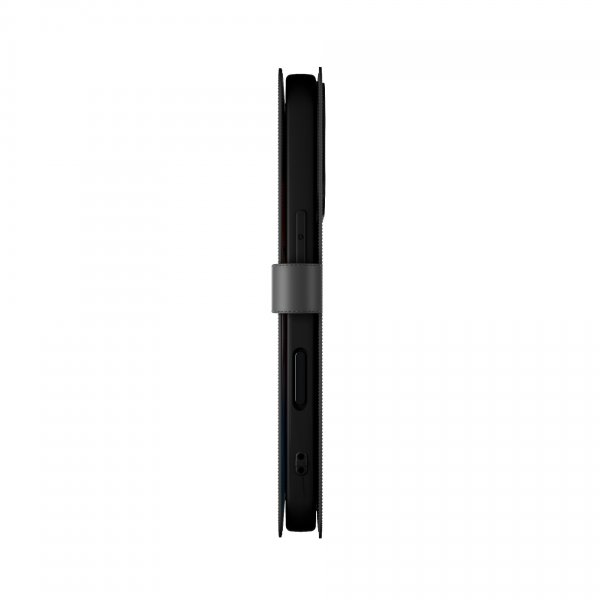 iPhone 16 Pro Etui Wallet Stand Svart