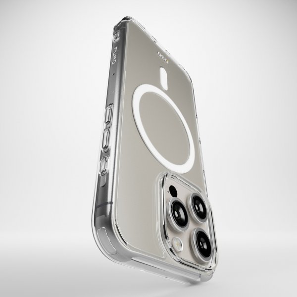 iPhone 16 Pro Max Deksel Impact Clear D3O MagSafe Transparent