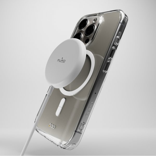 iPhone 16 Pro Max Deksel Impact Clear D3O MagSafe Transparent