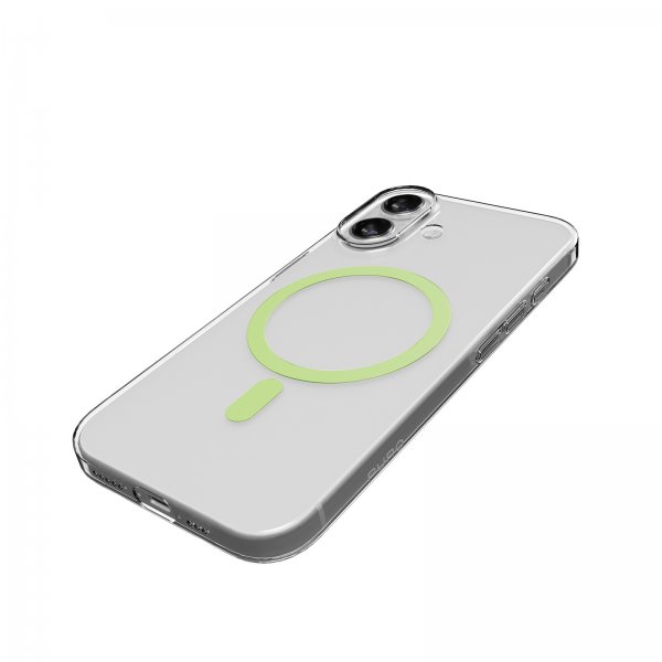 iPhone 17 Deksel Lite Mag Transparent Grønn