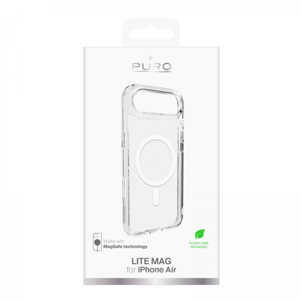 iPhone Air Deksel Lite Mag Transparent