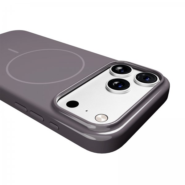 iPhone 17 Pro Deksel Pulse MagSafe Lysegrå