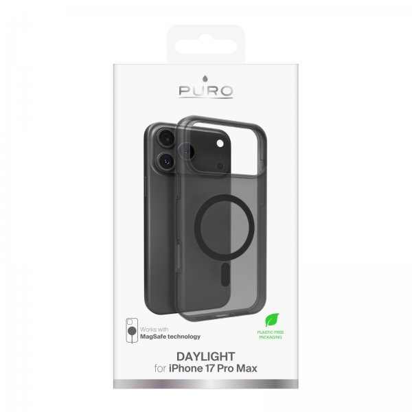 iPhone 17 Pro Max Deksel Daylight MagSafe Svart