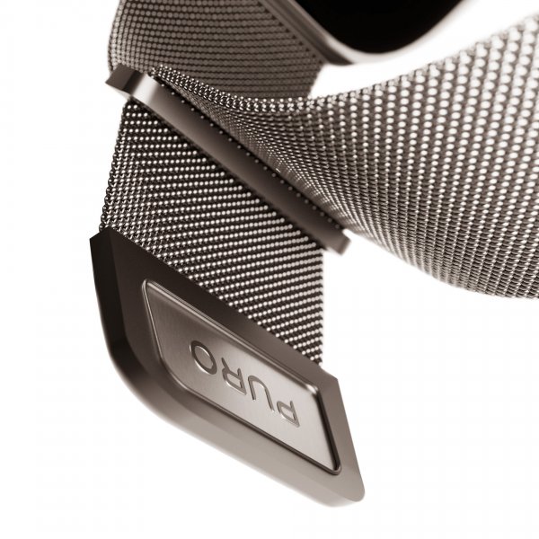 Apple Watch 44/45/46mm/Ultra 49mm Armbånd Milanese Titanium