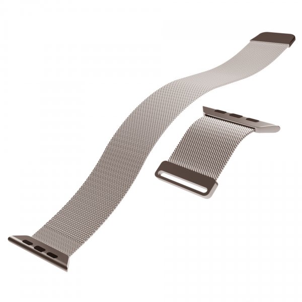 Apple Watch 44/45/46mm/Ultra 49mm Armbånd Milanese Titanium