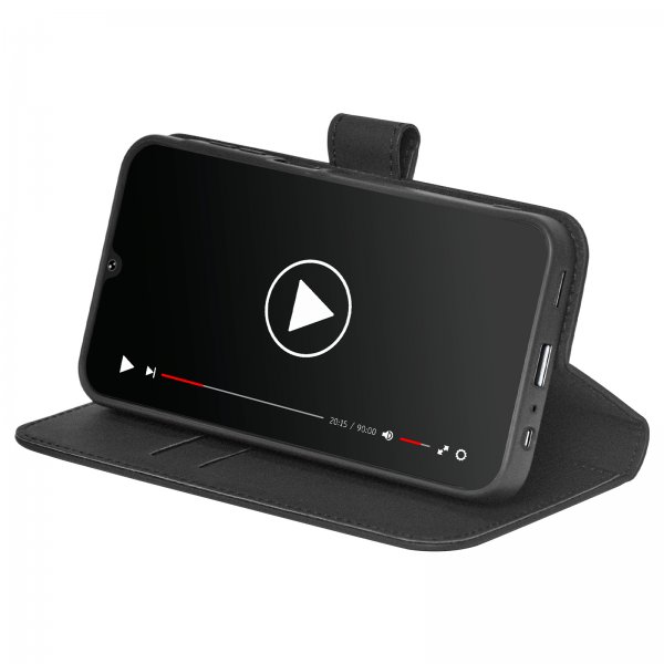 Samsung Galaxy A15 Etui Wallet Stand Svart