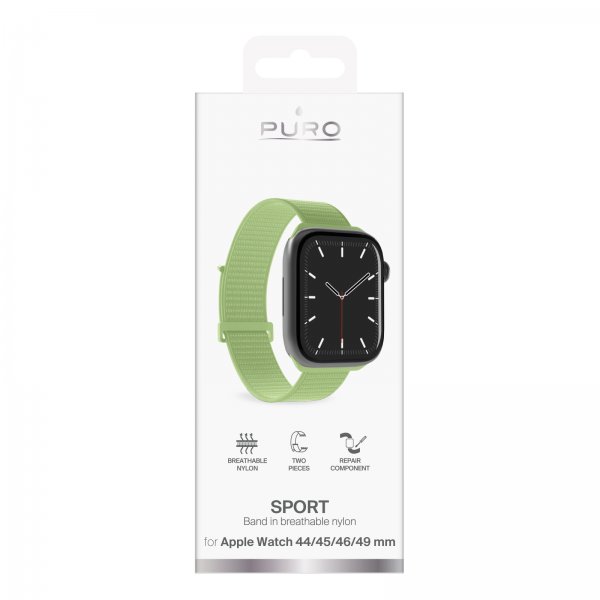 Apple Watch 44/45/46/Ultra 49mm Armbånd Sport Strap Salted Lime