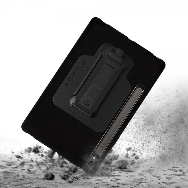 Samsung Galaxy Tab S9 Deksel Shockproof Case Kickstand Hand Strap X-Mount