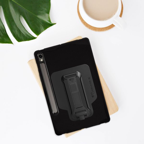 Samsung Galaxy Tab S9 Deksel Shockproof Case Kickstand Hand Strap X-Mount