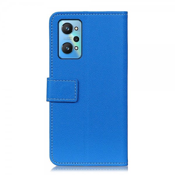 Realme GT Neo 2 Etui Litchi Blå