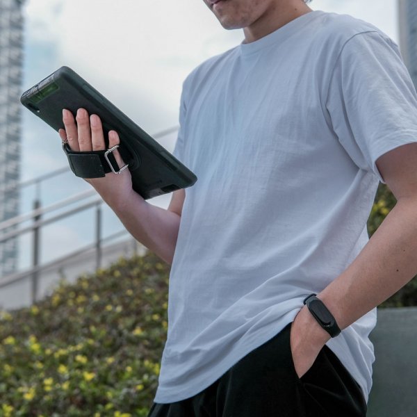Lenovo Tab M10 Plus TB-X606F Deksel Rainproof Rugged Case Hand Strap Kickstand