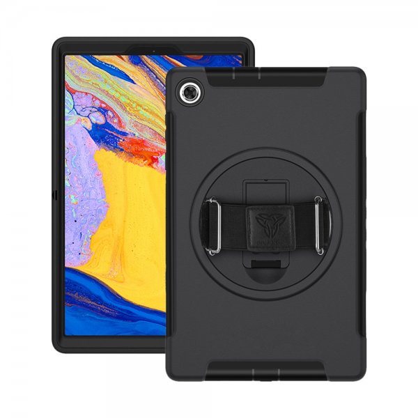 Lenovo Tab M10 Plus TB-X606F Deksel Rainproof Rugged Case Hand Strap Kickstand