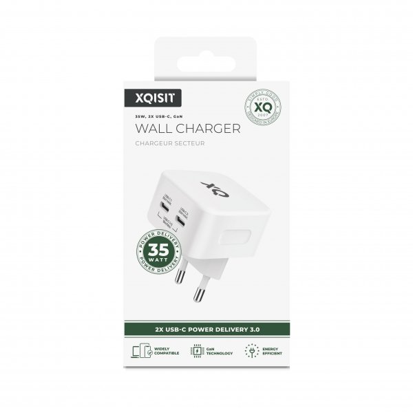 Lader 35W 2xUSB-C GaN Wall Charger