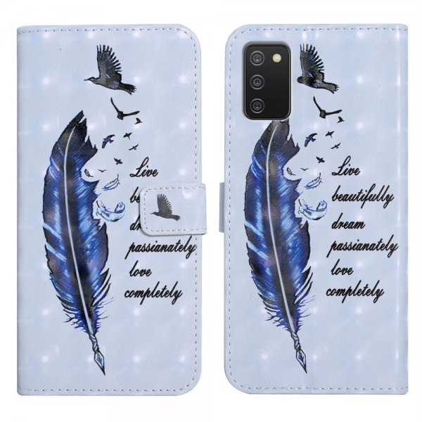 Samsung Galaxy A02s Etui Motiv Live Beautifully Dream Passionately Love Completely