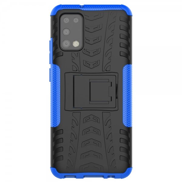 Samsung Galaxy A02s Deksel Dekkmønster Stativfunksjon Blå