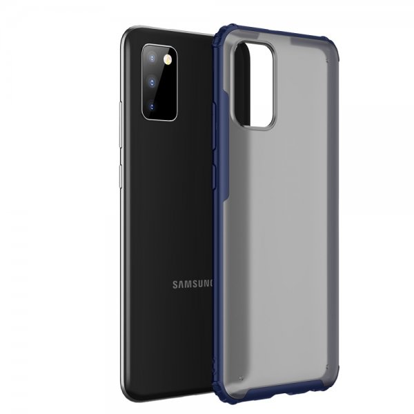 Samsung Galaxy A02s Deksel Farget Kant Blå