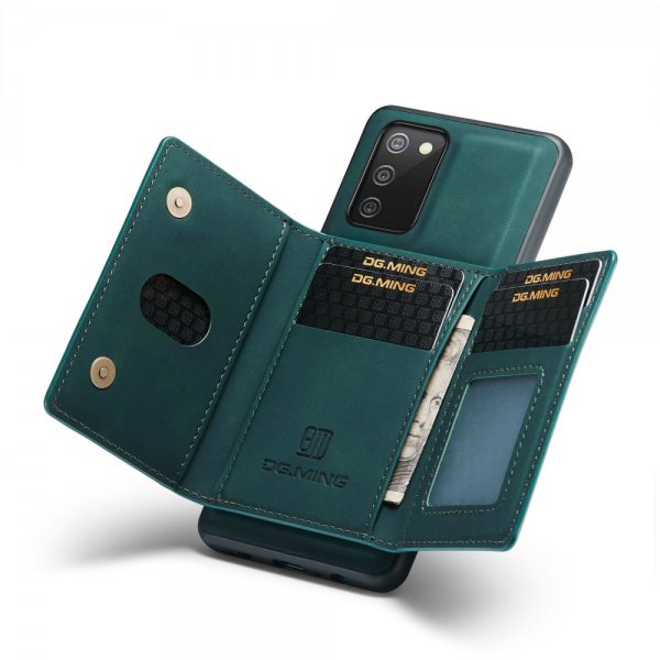 Samsung Galaxy A02s Deksel M2 Series Avtakbart Kortholder Grønn