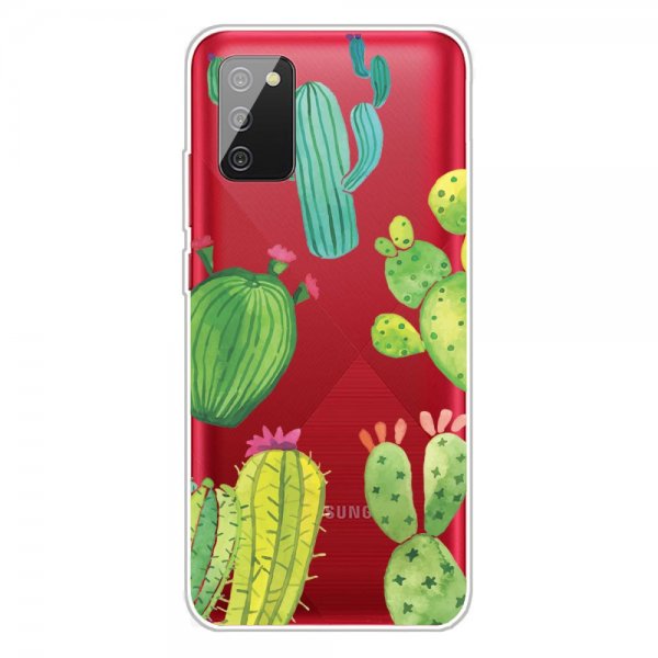 Samsung Galaxy A02s Deksel Motiv Kaktus