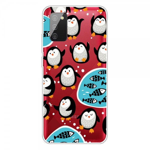 Samsung Galaxy A02s Deksel Motiv Pingviner