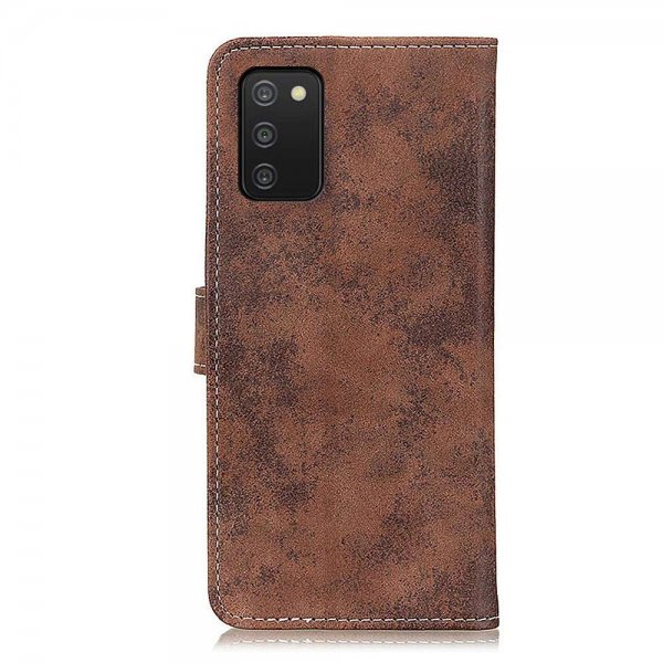 Samsung Galaxy A03s Etui Vintage Brun