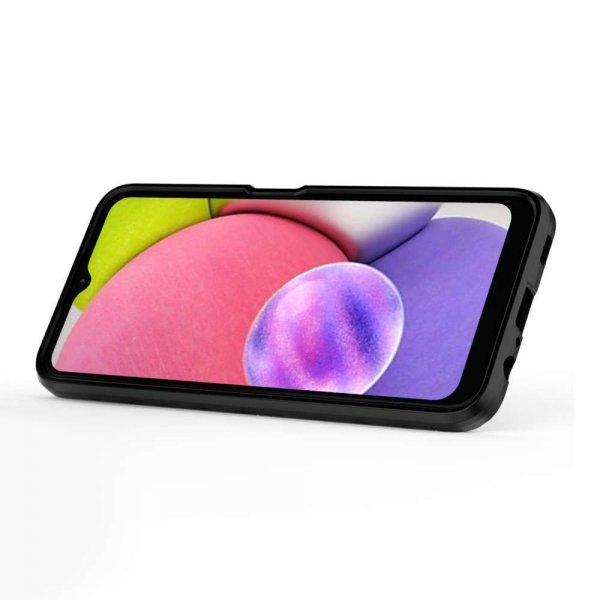 Samsung Galaxy A03s Deksel med Ringholder Svart