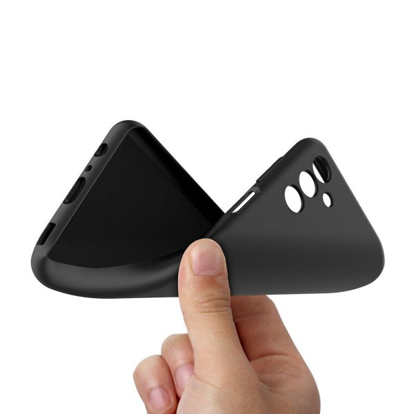 Samsung Galaxy A04s Deksel Silikon Svart